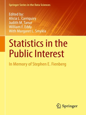 cover image of Statistics in the Public Interest